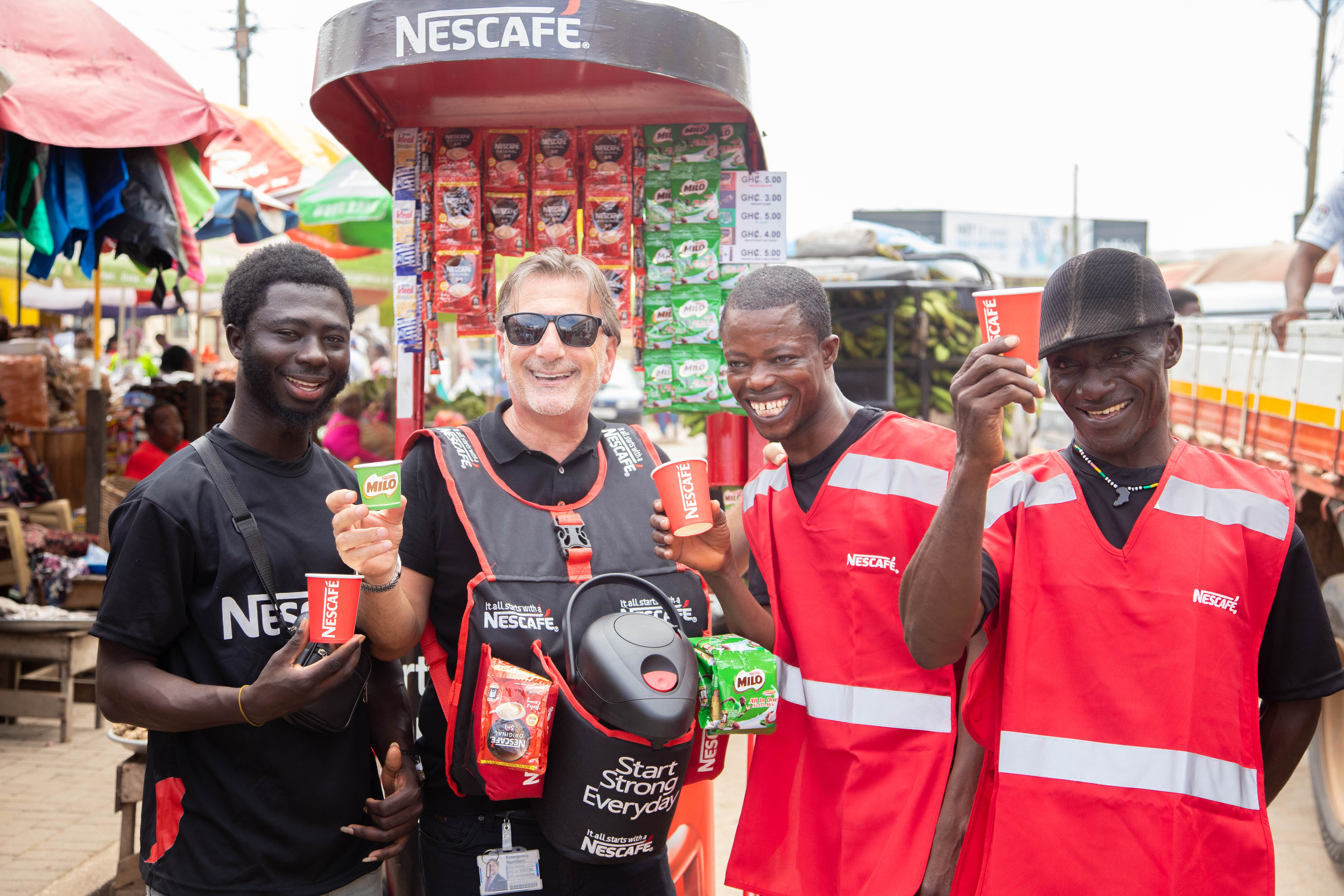 coffee sellers in Accra