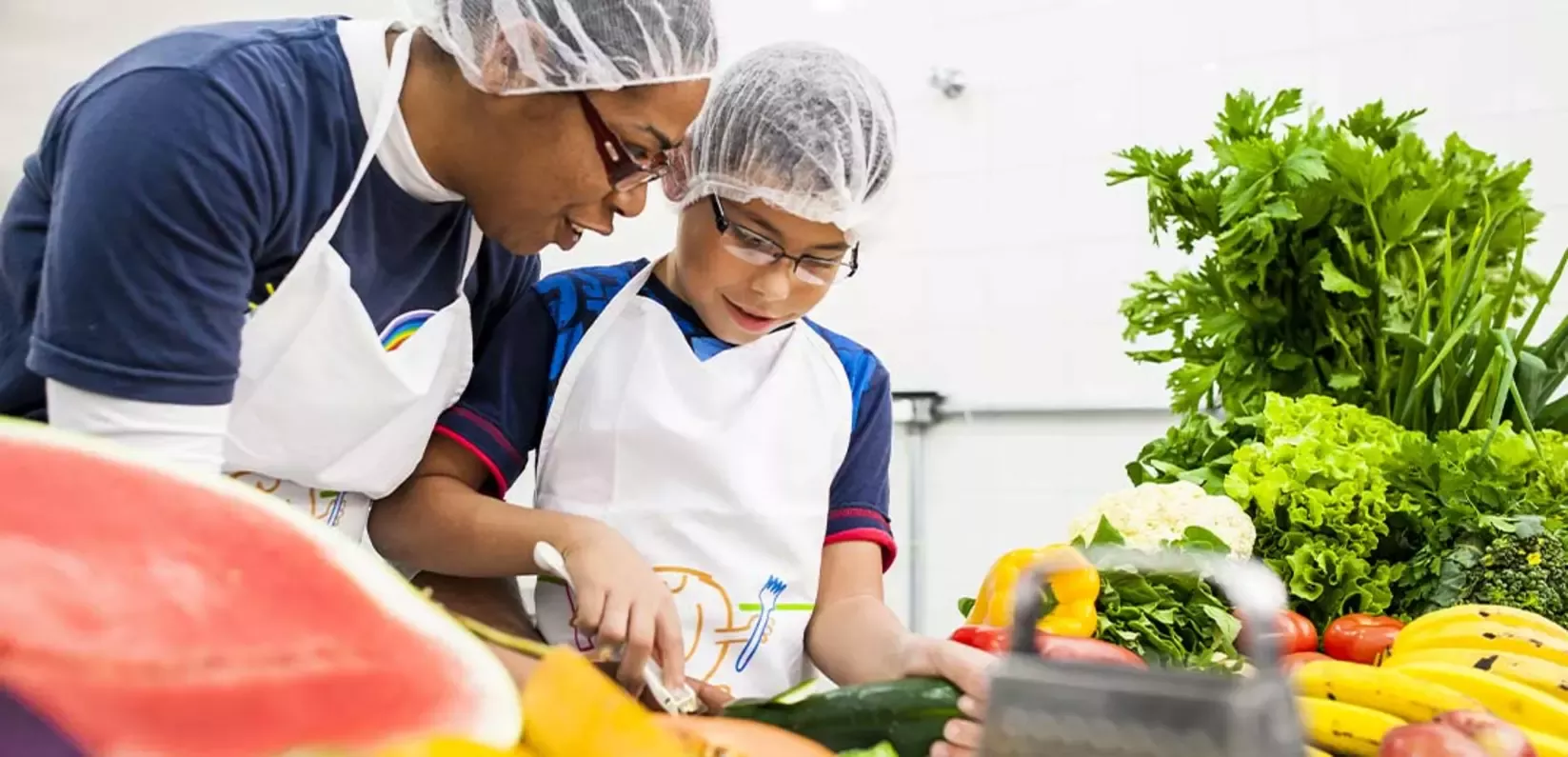 encouraging and teaching children the importance of a balanced diet
