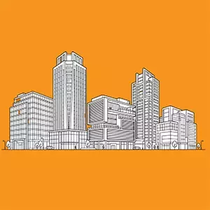 City skyline illustration