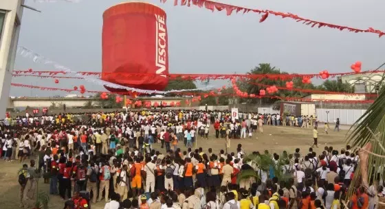 Nescafé Hot Air Balloon Arrives in Côte d’Ivoire